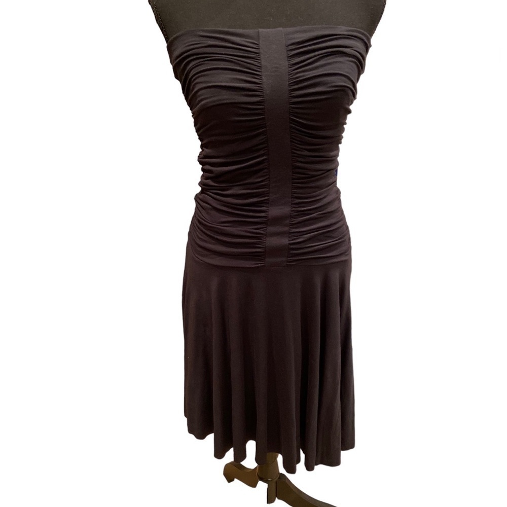 EXPRESS Strapless Tube Mini  Black Dress